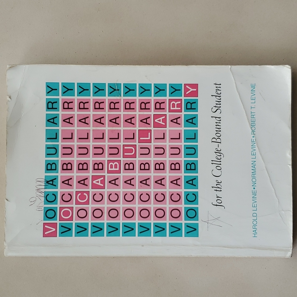 Vocabulary for the College-Bound Student